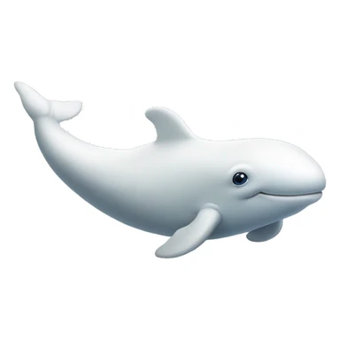 Beluga whale sticker