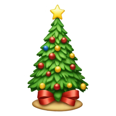 nostalgic christmas tree sticker