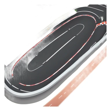 large sized race track sticker