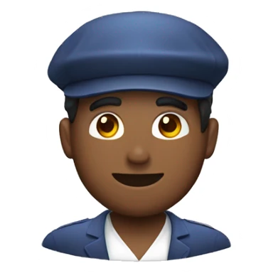 man wearing kippah in discord emoji style sticker
