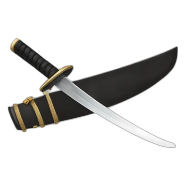 katana de zorro sticker