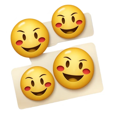 feedback/voucher like a note make it black and gold 3 smiles, angry,happy,okei, another one, make it happy sticker