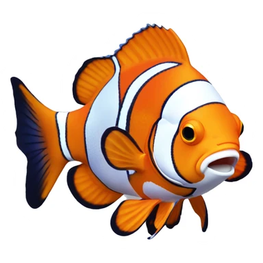 Marlin clownfish sticker