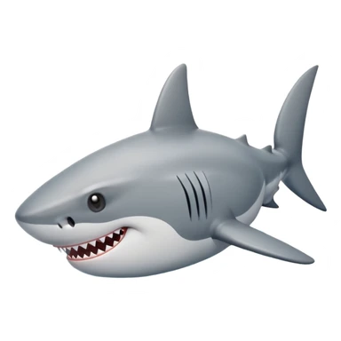 shark being tired sticker