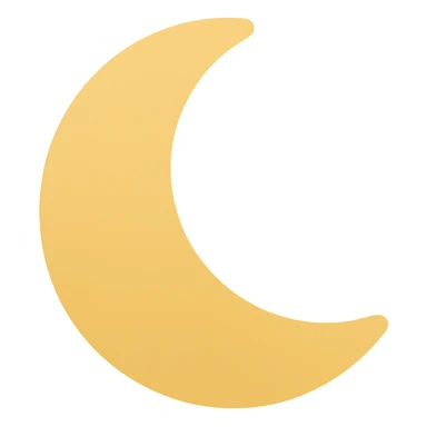 gold style icon of a moon sticker