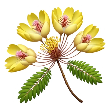 Albizia lebbeck flower sticker
