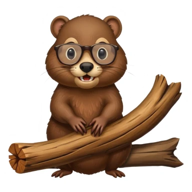 spectacled beaver sticker