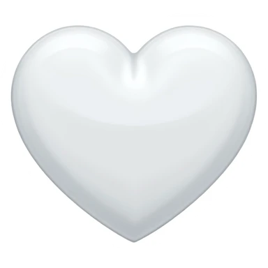 white heart with some details sticker