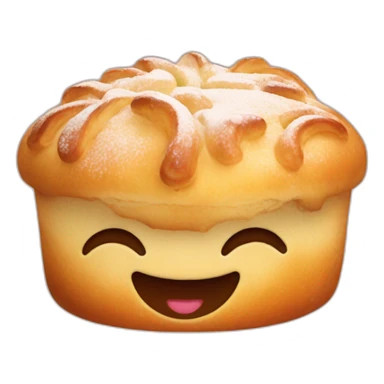 Chouquette pastry sticker