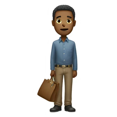 man with no money open pockets sticker