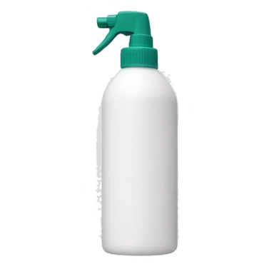 white spray bottle sticker