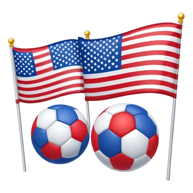 courtyballs there  balls flags as ball do usa sticker