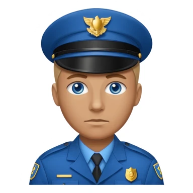 Blue eyed correctional sergeant baker sticker