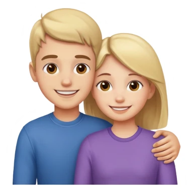 Brother and sister love sticker