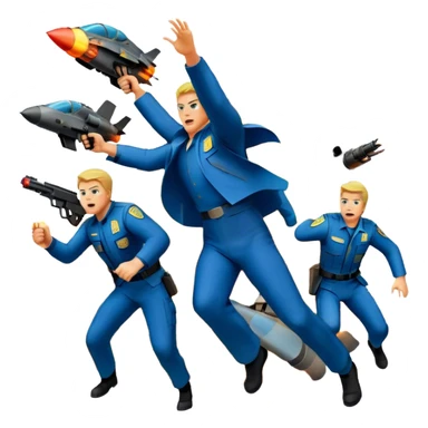 Icon for Action Movies: A photorealistic, vibrant collage in the style of a movie poster, featuring intense action scenes—explosions, high-speed chases, and dramatic close-ups of characters in combat. The design should capture the adrenaline-pumping energy of action films. Transparent background. sticker