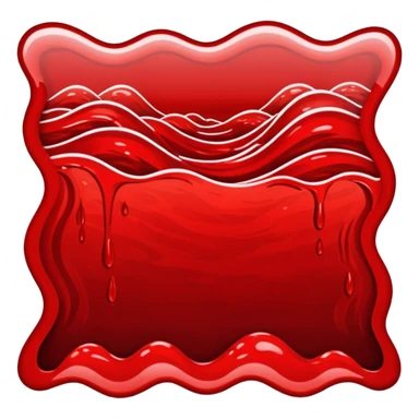 Blood Red river sticker