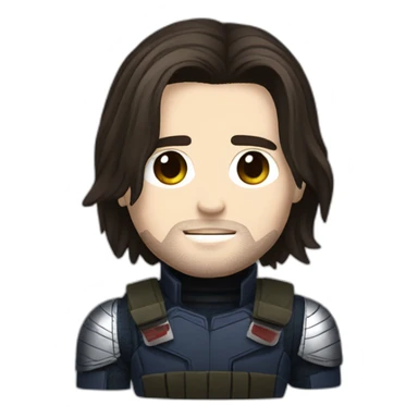 Winter soldier Bucky sticker