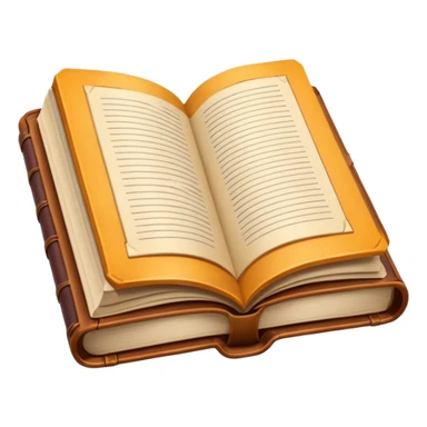 open book with adventure things coming out of it sticker