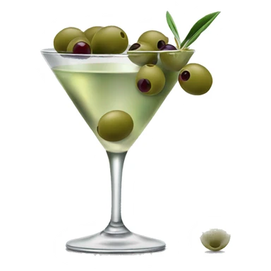 Dirty martini with olives sticker