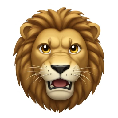 Lion angry sticker