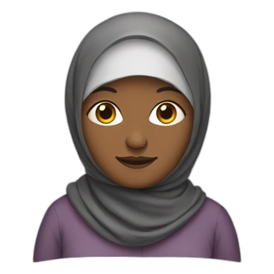 grandma in a hijab sticker