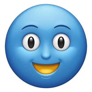 Emoji en forma de circulo de verificacion de color azul que el azul no sea tan claro ni tan oscuro sticker