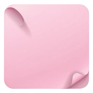 Pink paper sticker