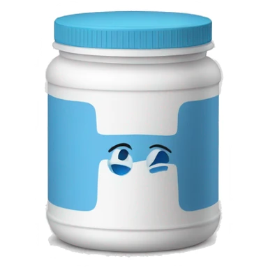 Protein powder container  sticker