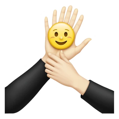 slitting my wrist normal round yellow emoji like traditional original emojis before the people ones sticker