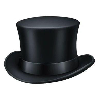 A top hat sticker