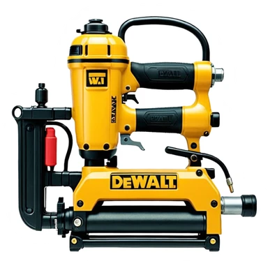 DEWALT 6 Gal. 18-Gauge Brad Nailer and Heavy-Duty Pancake Electric Air Compressor Combo Kit emoji style  sticker