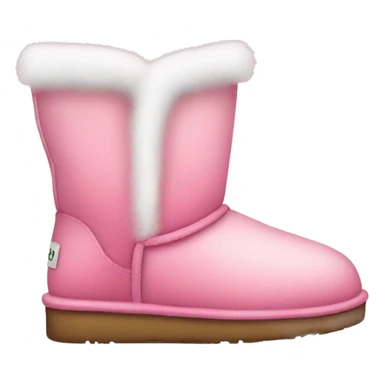 cute pink christmas uggs sticker