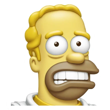romantic homer simpson sticker
