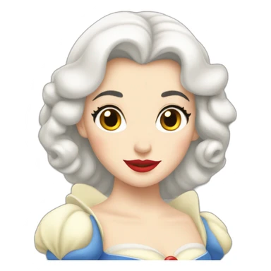 Blanche neige sticker