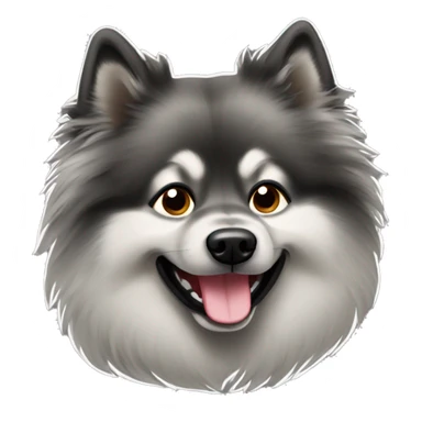 Keeshond sticker