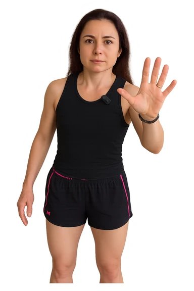 Donna senza cellulite grazie alla sua infiammazione sistemica bassa sticker