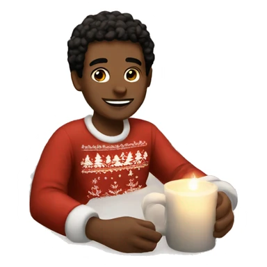 Cozy Christmas vibes  sticker