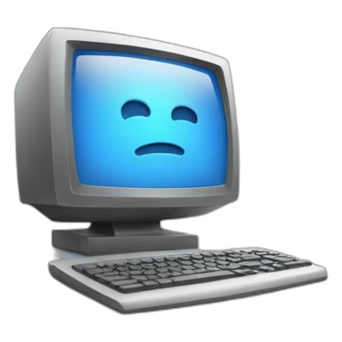 computer with dev code on screen sticker