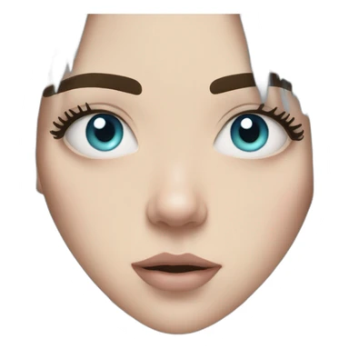 Billie eilish 2017 avec des yeux bleu sticker