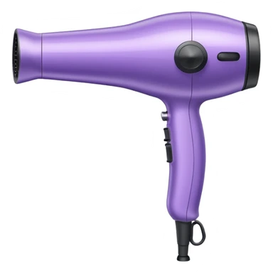 light violet elegant blow dryer sticker