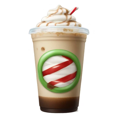 Peppermint iced coffee  sticker