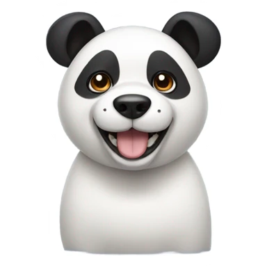 Panda dog sticker