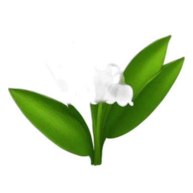 Lilly of the valley sticker
