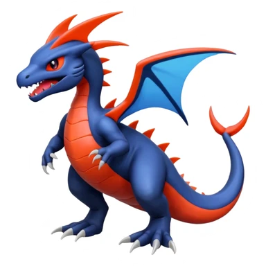 Yveltal-Lugia-Salandit-Fakémon-hybrid-creature (full body)  sticker