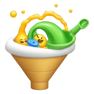 create an emoji of a marketing funnel sticker