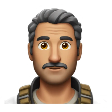 Turkish man as fortnite skin sticker