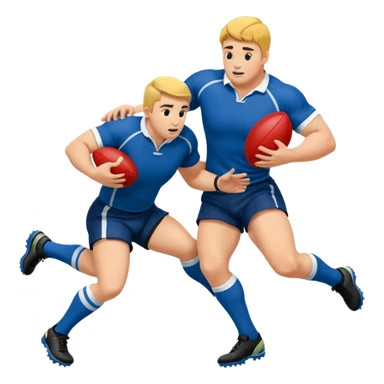 a rugby tackle sticker