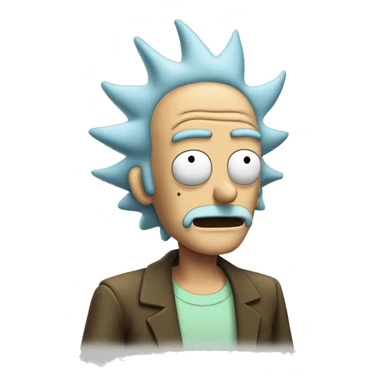 Rick and Morty's Rick sticker