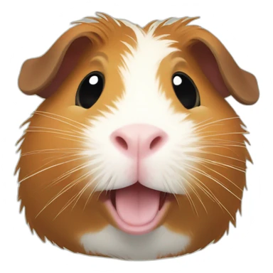 laughing guinea pig sticker