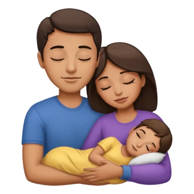 A man holding a sleeping woman sticker